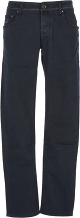 Jacob Cohen Jeans con applicazione logo - Blu