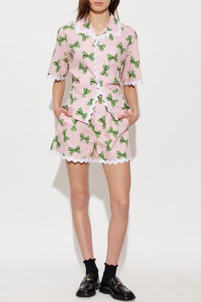 Moschino Shirt With Print, Womens, Pink