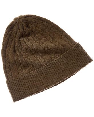 Brodie Cable Pom Pom Cashmere Hat