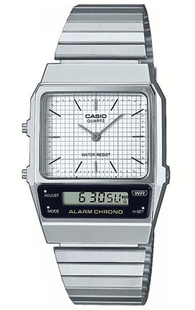 Casio Casio Collection Vintage Heren Horloge Zilverkleurig AQ-800E-7AEF