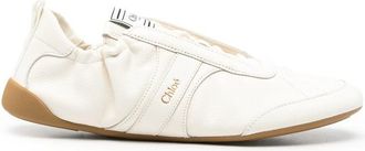 Chlo&eacute; Kick Leather Sneakers