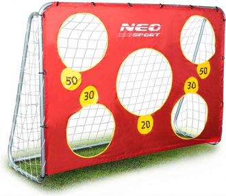 OEM Porter&iacute;a De F&uacute;tbol Grande, Porter&iacute;a De F&uacute;tbol 215 X 153 X 76 Cm + Alfombra De Porter&iacute;a
