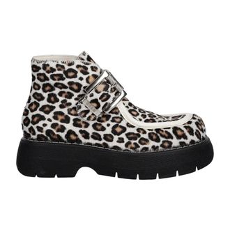 Msgm Msgm, Schoenen, Dames, Veelkleurig, 37 EU, Leer, Enkellaarsjes