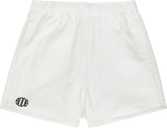 Bode Field Logo-embroidered Cotton-twill Shorts - White - S