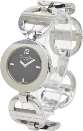 Dior Pre-owned Watches, female, Gray, Size: ONE SIZE Pre-owned Maris Stainless Steel Watch