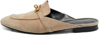 Herm&egrave;s Mules Oz in pelle scamosciata - Toni neutri
