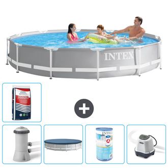 Intex Piscina Prism Frame Redonda - 366x76 Cm - 8-piezas S32092