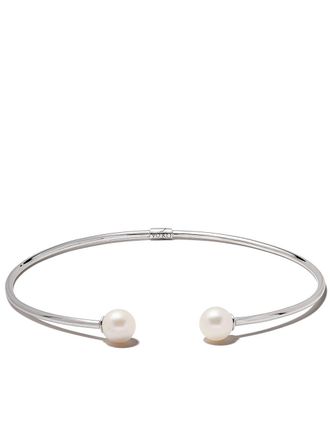Yoko London Collana Novus in oro bianco 18kt con perle di acqua dolce - Argento