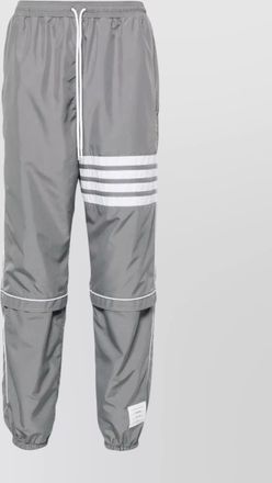 Thom Browne track pants with 4 bar stripe & contrast stitching