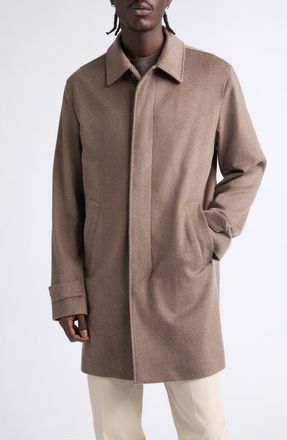 Herno Cashmere Car Coat in 2700 Taupe at Nordstrom, Size 52
