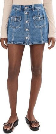 Levi's Button Front Skort Womens Skirt Work For It No : 32, Cotton/Denim