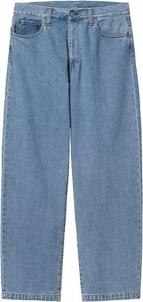 Carhartt Work in Progress Zwaar gewassen losse taps toelopende denim broek - Heren - Regular Fit Jeans - Blauw - W36 - Denim - Jeans