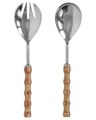 TOV Furniture Dnu Tov Furniture Set Of 2 Bamboozled Stainless Steel Salad Serving Spoons