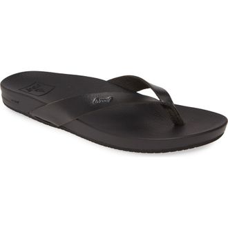 Reef Cushion Bounce Court Flip Flop in Black at Nordstrom, Size 11