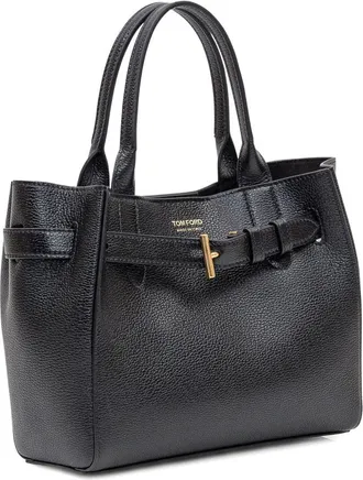 Tom Ford Womens Top Handle Bag Audrey Black Leather Calfskin