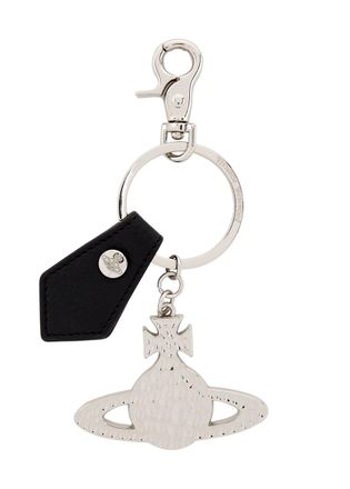 Vivienne Westwood Hammered orb Keyring - Silver - One Size