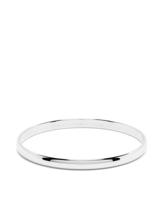 Kate Spade New York D-shape bangle - women - Brass - One Size - Silver