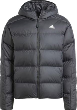 adidas Midweight Down Hooded Jacket Black HZ4429