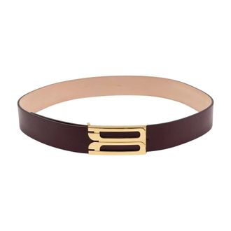 Victoria Beckham Jumbo Frame Belt - female - Victoria Beckham - Belts - Red - 100 CM - Accessories