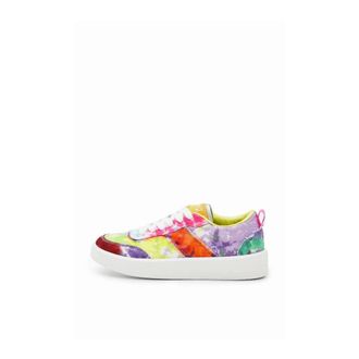 Desigual Sneakers, female, Multicolor, Size: 6 US Rainbow TieDye Casual Sneakers