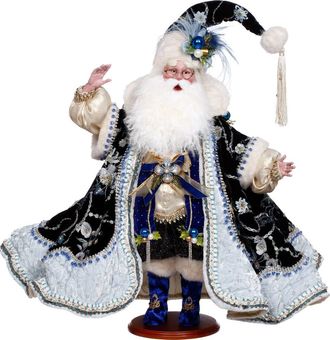 Mark Roberts Blue Suede Shoes Santa in Dark Blue at Nordstrom