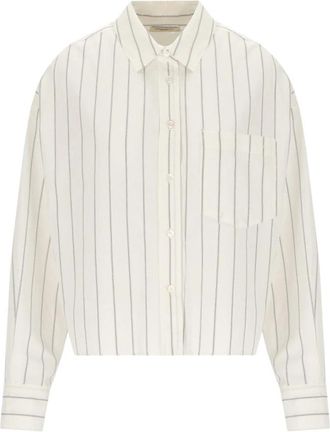 Max Mara Certosa Shirt - Dames - Overhemden - Wit - S - Katoen - Overhemden