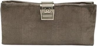 Chanel Clutch in Pelle Pre-owned - - Pre-owned - Donna - Grigio - ONE SIZE