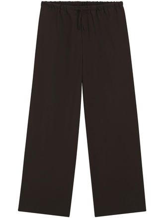 BOSS Wide-Leg Trousers with Relaxed Fit and Drawstring Waistband