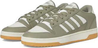 adidas Turnaround Basketball Shoes Silver Pebble/Silver Pebble/Chalk White : Mens 11.5 - Womens 12.5 Medium, Leather/Suede