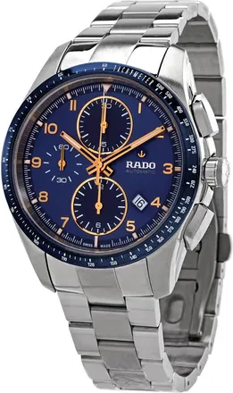 Rado Hyperchrome Chronograph Automatic Blue Dial Mens Watch R32042203
