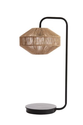 Light & Living L&aacute;mpara De Mesa - Lyra - Negro - Metal - E27 - - Light&living