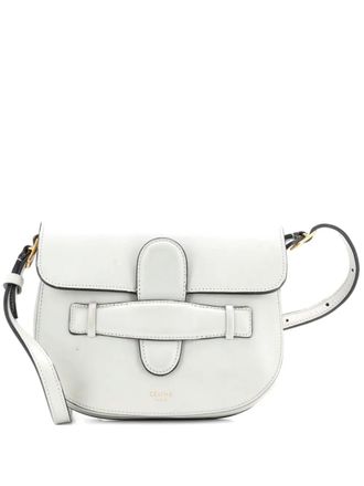 Celine Symmetrical Shoulder Bag Leather Mini crossbody bag - Grijs