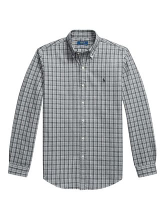 Polo Ralph Lauren oxford plaid shirt - Grey