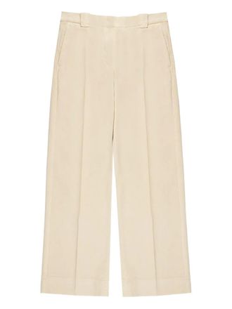 Slowear pleat-detail corduroy trousers - Neutrals