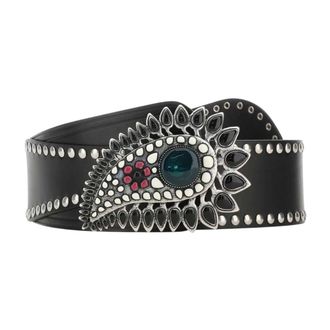 Isabel Marant Leather Belt - female - Isabel Marant - Belts - Black - 85 CM - Accessories