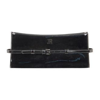 John Richmond Pochette Asimmetrica con Cintura Decorativa - Bags - Mujer - Negro - ONE SIZE