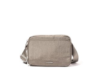 Baggallini Modern Belt Bag Cross Body Womens Handbags Sterling Shimmer, Nylon/Polyester