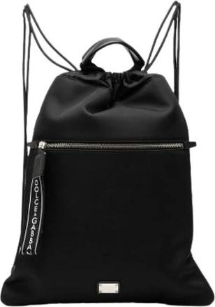 Dolce & Gabbana Pre-owned Backpacks, female, Black, Size: ONE SIZE Pre-owned Nylon Backpack