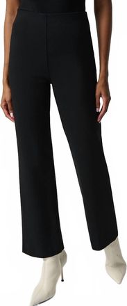 Joseph Ribkoff Heavy Knit Flare-Leg Pants In Black