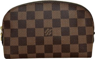 Louis Vuitton Brown Damier Canvas Damier Canvas Pouch Wash Bag (Pre-Owned)