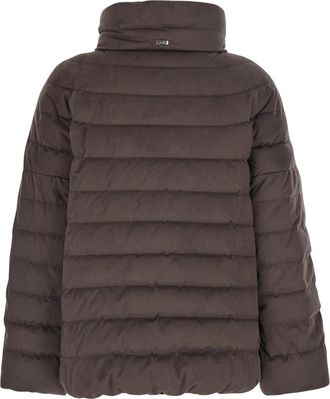 Herno Womens Puffer Jacket Brown