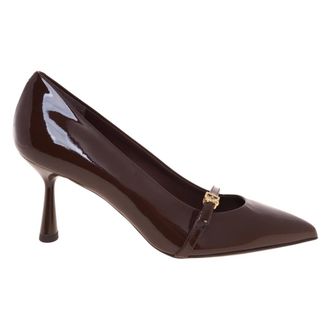 Sergio Levantesi D&eacute;collet&eacute; in vernice con tacco da 80 mm - - Shoes - Donna - Marrone - 40 EU