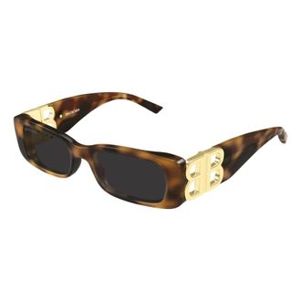 Balenciaga Bb0096S Zonnebril - Dames - Accessoires - Bruin - Maat: 51 MM