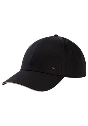 Tommy Hilfiger Baseball Cap TOMMY HILFIGER TH CORPORATE COTTON 6 PANEL CAP, Herren, schwarz, Baumwolle, Caps Baseball Cap
