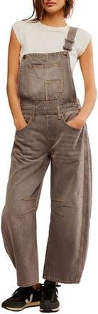 Free People Good Luck Denim Overalls in Archive Grey at Nordstrom Rack, Size X-Large