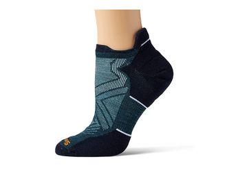 Smartwool Run Targeted Cushion Low Ankle Womens Low Cut Socks Shoes Twilight Blue : LG (Womens Shoe 10-12.5), Wool/Nylon/Mesh