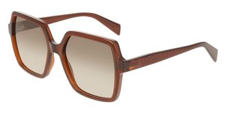 Liu Jo LJ824S 200 Womens Sunglasses Brown Size 55