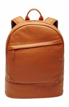 Want Les Essentiels Kastrup Pebble-Grained Leather Backpack in Orange at Nordstrom