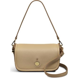 Radley London Bathurst Mews Small Flapover Crossbody Bag in Stone at Nordstrom