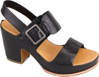 Kork-ease Womens San Carlos Block Heel Sandals In Black